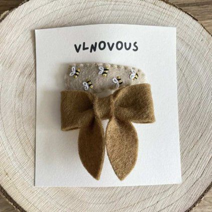 Sponky Vlnovous Mašle & Včelky