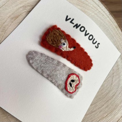 Sponky Vlnovous Ježek s jablíčkem