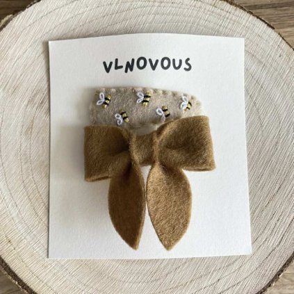 Sponky Vlnovous Včelky & Mašle