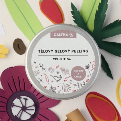 Tělový gelový peeling Caltha Celulitida