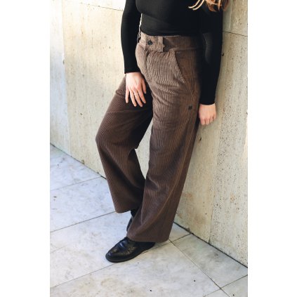 Kalhoty Minile Long Manchester Brown