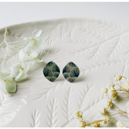 Ginkgo lístky zlaté hladké 01