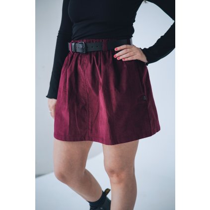 Sukně Minile Mini Manchester Bordó