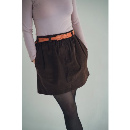 Sukně Minile Mini Manchester Chocolate