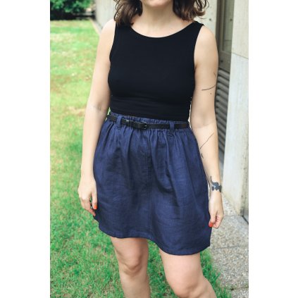 Sukně Minile Mini Tencel Denim