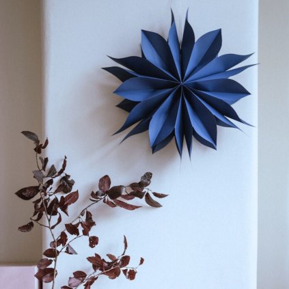 Papírová květina Papirueta Modrá