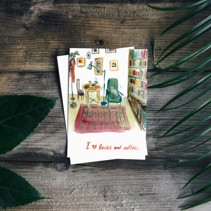 I love books and coffee