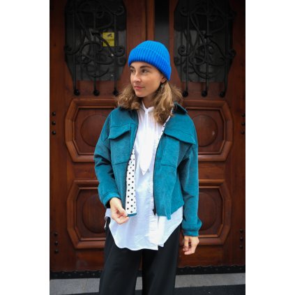 Bunda Flek Tyrkysová