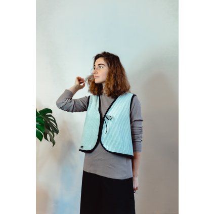 Vesta oboustranná Flek Puntíkatá