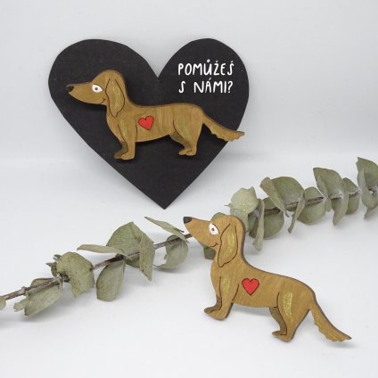 Brož Jelly Fish Jezevčík