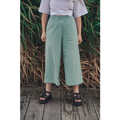 Kalhoty Minile Culottes Poplin Mint