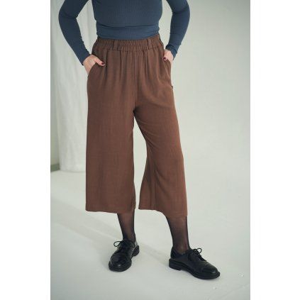 Kalhoty Minile Culottes Brown