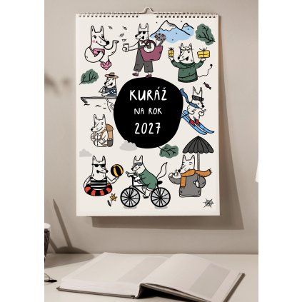 Kalendář 2027 Kuráž