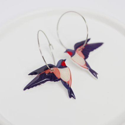 Náušnice Kokino Vlaštovky