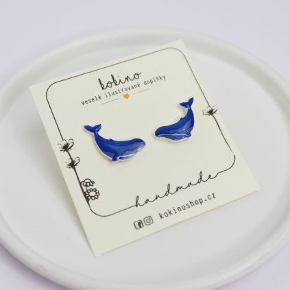 Náušnice Kokino Velryby