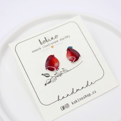 Náušnice Kokino Ptáčci