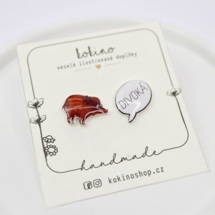Náušnice Kokino Divočák