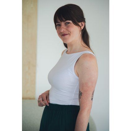 Tílko Minile Oboustranné White