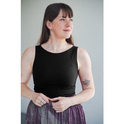 Tílko Minile Oboustranné Black