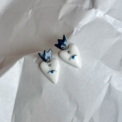 Náušnice No-Ni Ateliér Srdce