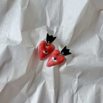 Náušnice No-Ni Ateliér Srdce