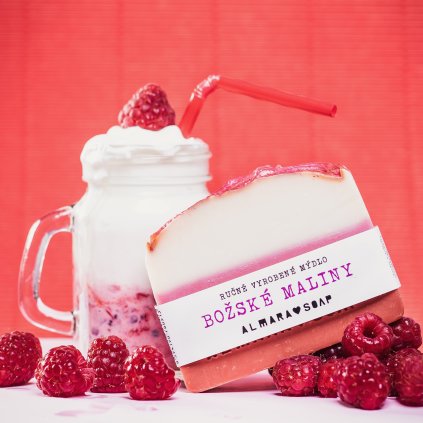 Mýdlo Almara Soap Božské maliny