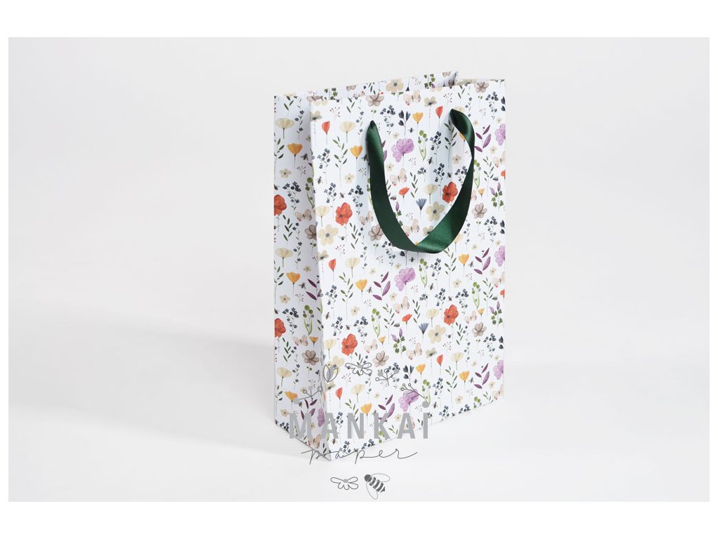 Dárková taška Mankai Velká Barva: Smaragdová
