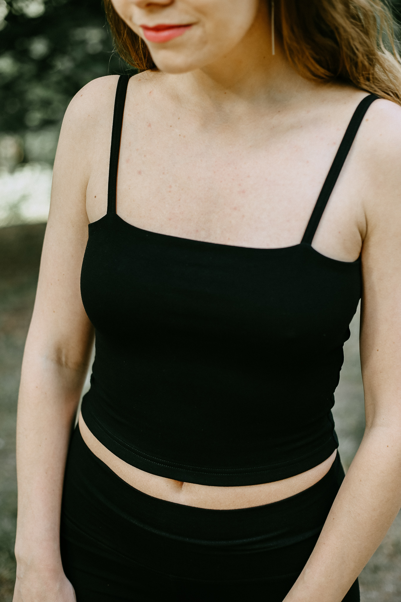 Tílko Minile Crop Top Black Velikost: S