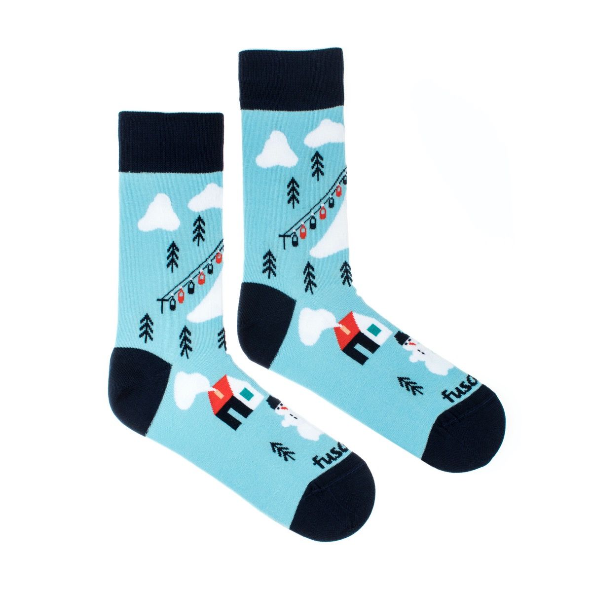 Ponožky Fusakle Zimní krajina Velikost: 39 - 42
