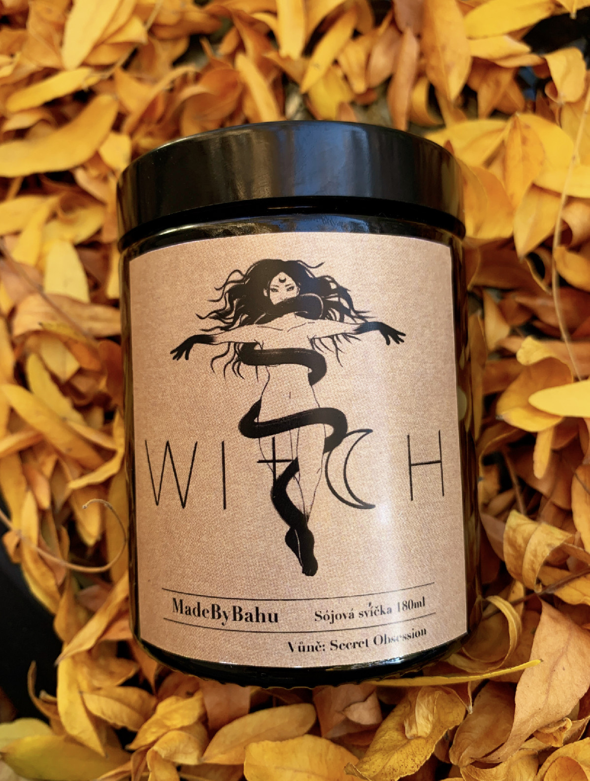 Svíčka sojová Bahu Witch