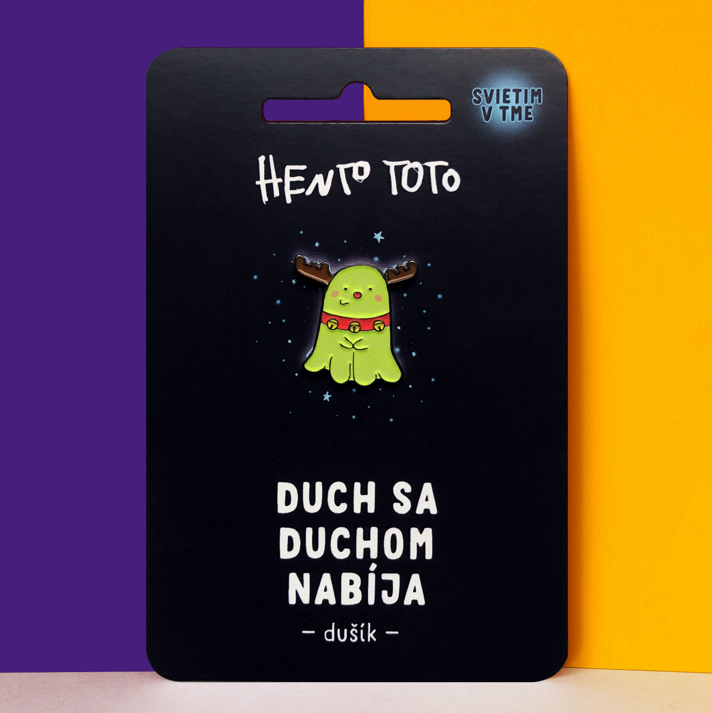 Odznak/Pin Hento Toto Dušík