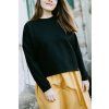40806 2 mikina minile crop black