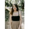 52027 4 tilko minile crop top black