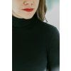 57605 5 tricko minile roll long black