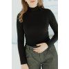 57605 tricko minile roll long black