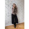 59310 kalhoty kysky lisky culottes cerne