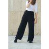 61278 kalhoty minile palazzo black