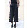 62340 8 kalhoty minile culottes tencel black