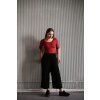 64113 2 kalhoty minile culottes black