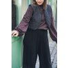 67272 10 mikina minile fluff dark brown