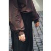 67272 16 mikina minile fluff dark brown