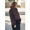 67272 4 mikina minile fluff dark brown