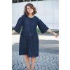 67485 3 saty minile parade zip tencel denim