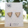 Náušnice Wood Style Wood Triangl