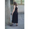 Overal Minile Cross Linen Black
