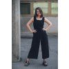 Overal Minile Cross Linen Black