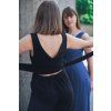 Overal Minile Cross Linen Black