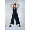 Overal Minile Cross Linen Black