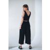 Overal Minile Cross Linen Black