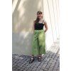 72275 13 kalhoty minile culottes poplin lime